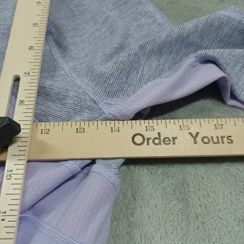 Lululemon Pullover Womens 4 Purple 1/4‎ Zip Activewear Pullover Logo